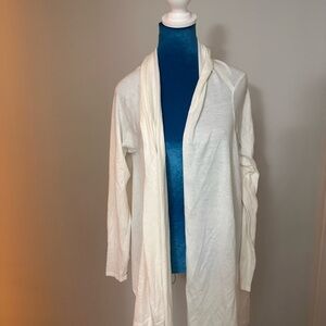 White House Black market size L Open Front Cardigan. Long in front high in back